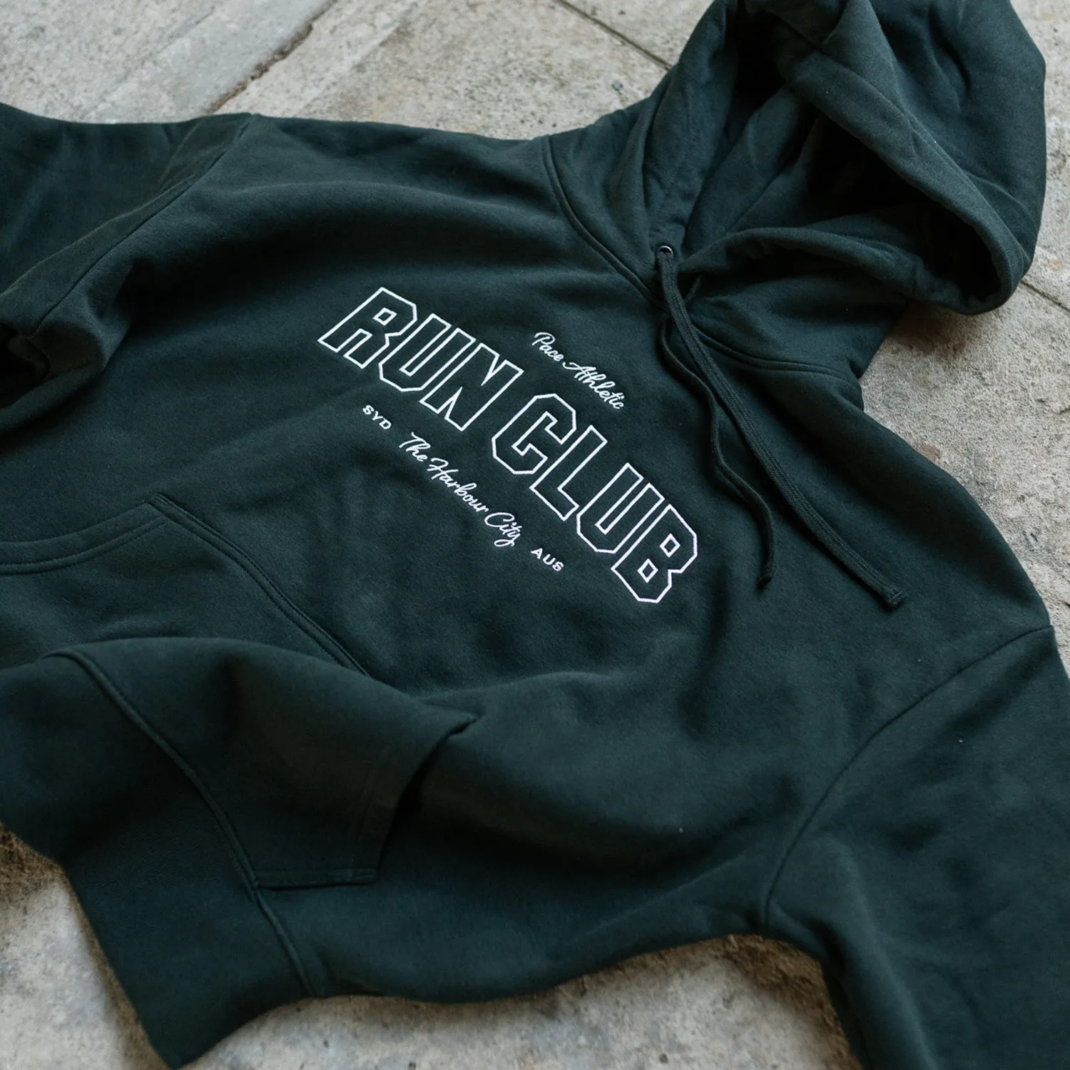 Womens Pace Run Club Heavy Hoodie