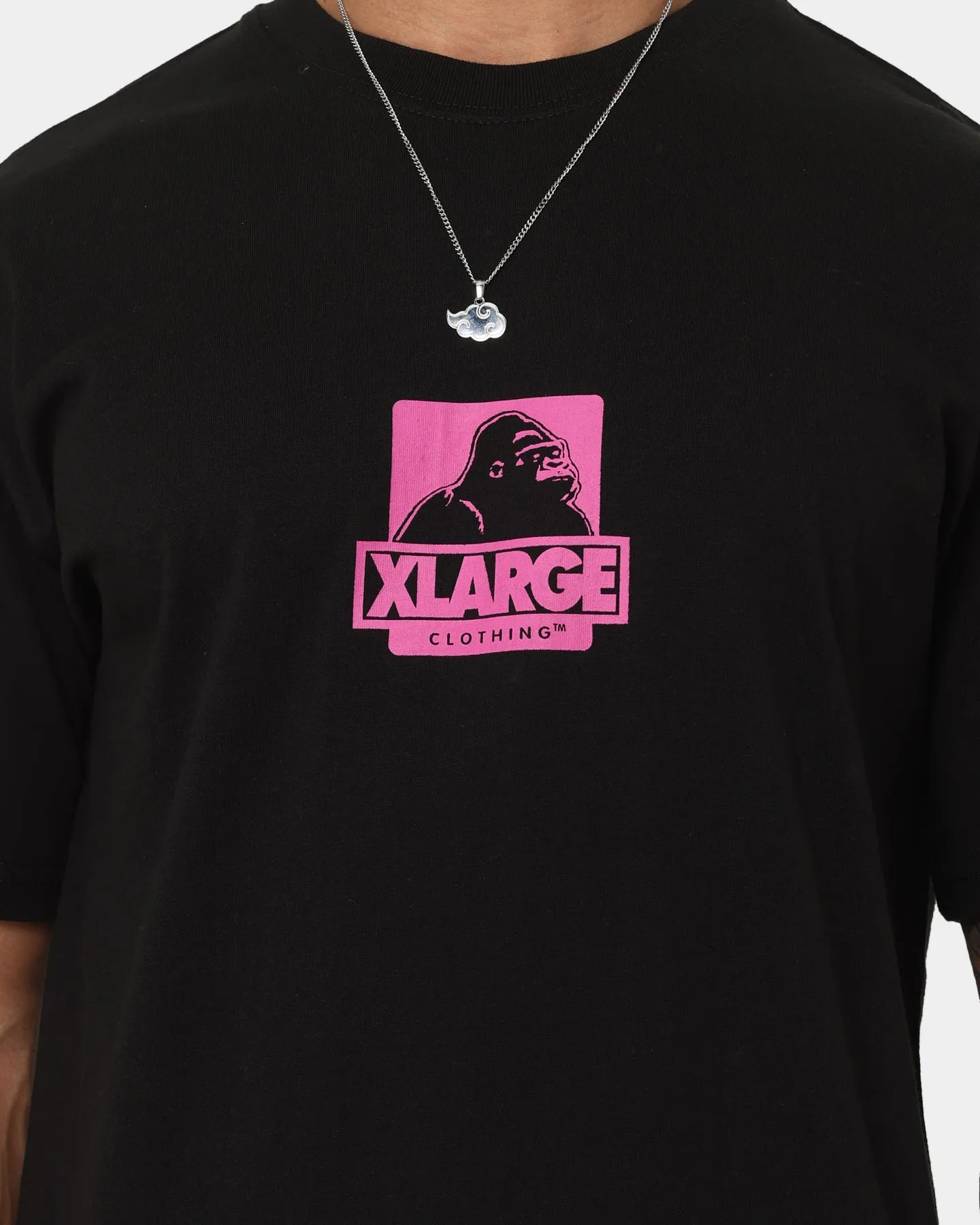 X-Large 91 T-Shirt Black/Pink