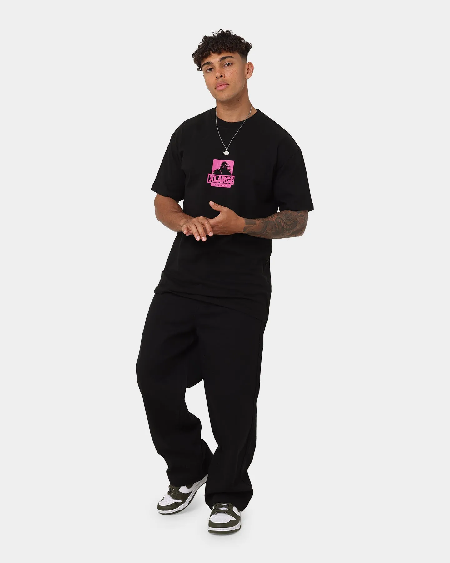 X-Large 91 T-Shirt Black/Pink